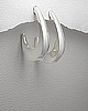 3/4 Hoop Sterling Silver Earrings 54-706-3280