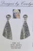 Sterling Silver Dangle Earrings CSS188E