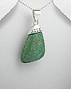Green Turquoise & Sterling Silver Pendant 60-781-849