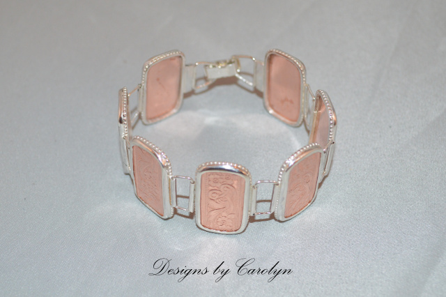 Copper & Sterling Silver Link Bracelet CSS153B