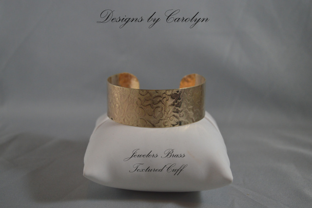 Jewelers Brass Textured Cuff CSS157B