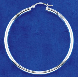 2.5/50mm Hoop Earrings with Hinge Top 2029