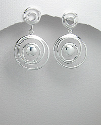 Sterling Silver Earrings 54-706-4397