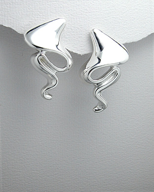 Chic Design Sterling Silver Earrings 93-923-260