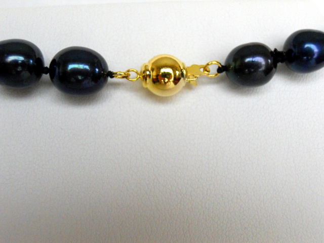 9-10MM Cultured Natural Color Freshwater Pearl Necklace CSS9453