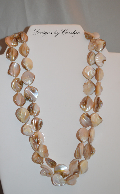 Double Strand Natural Shell Necklace CSS 105 N