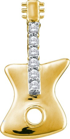 0.05 CT Diamond Guitar Pendant  CSSGIP3082