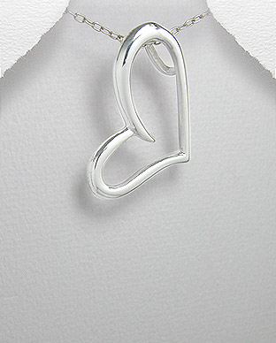 Sterling Silver Heart Pendant 54-706-3760