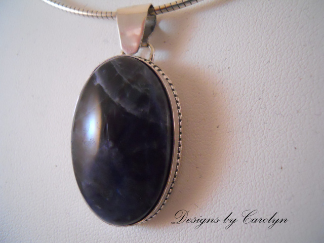 Sodalite Sterling Silver Pendant CSS289P