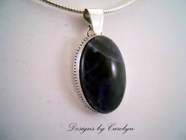 Sodalite Sterling Silver Pendant CSS289P
