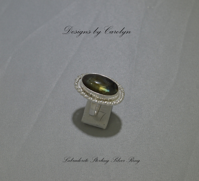 Labradorite Sterling Silver Ring CSS152R