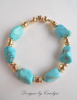 Ice Blue Campitos Turquoise Bracelet CSS128B