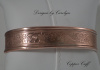 Ornate Copper Cuff CSS141B