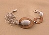 Howlite & White Agate Sterling Silver Bracelet PA 0002 B