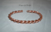 Rope Design Copper Bracel