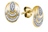 0.12 CT Diamond Ladies Micro Pave Earrings CSSEF8542