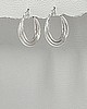 Sterling Silver Hoop Earrings 2-183-457