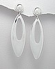 Long Sterling Silver Earrings 54-706-3858