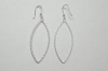 Diamond Cut Sterling Silver Dangle Earrings CSS158E