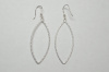 Diamond Cut Sterling Silver Dangle Earrings CSS158E