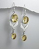 Citrine and Sterling Silver Drop Earrings 88-883-329