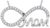 0.20 CTW  DIAMOND MOM NECKLACE