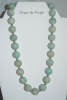 Amazonite & Sterling Silver Bead Necklace  CSS 102 N