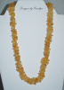 Citrine Chips & Sterling Silver Necklace CSS 103-21 N