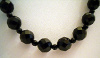 Faceted Black Onyx Necklace CSS116N