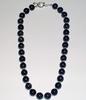 Blue Aventurine & Sterling Silver Bead Cap Necklace CSS 107 N