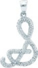 0.17 CT Diamond Initial "S" Pendant CSSFOPR2420