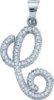 0.19 CT Diamond Initial "C" Pendant CSSFOPR2427