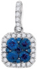 0.63 CTW DIAMOND SAPPHIRE FASHION PENDANT CSSPD048306S/W