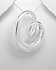 Free Form Sterling Silver Pendant 54-706-3057