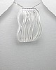 Wave Design Sterling Silver Pendant 54-706-4108