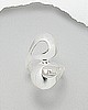 By-Pass Design Sterling Silver Ring 54-706-3381