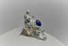 Lapis Sterling Silver BOHO Saddle Ring CSS157R