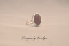 Carnelian Cabochon Sterling Silver Ring CSS140R