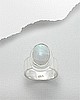 Rainbow Moonstone Sterling Silver Ring 88-883-346