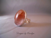 Strawberry Agate Sterling Silver Ring CSS3283R