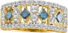 1.25CT Round and Princess Cut Diamond Ring  CSSPCLC935-BD